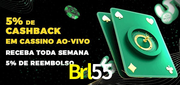 Promoções do cassino ao Vivo Brl55